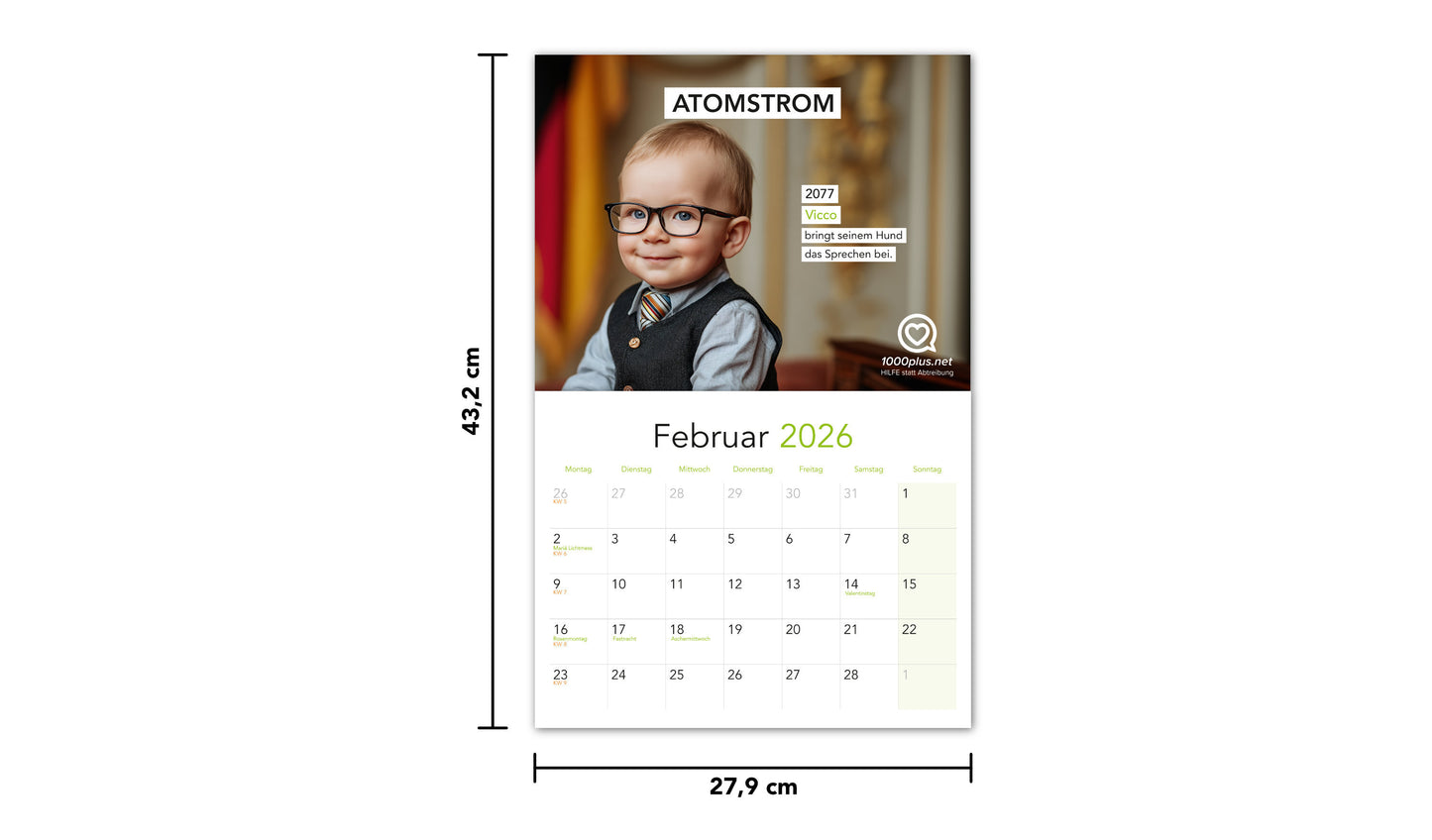 1000plus-Kalender 2026