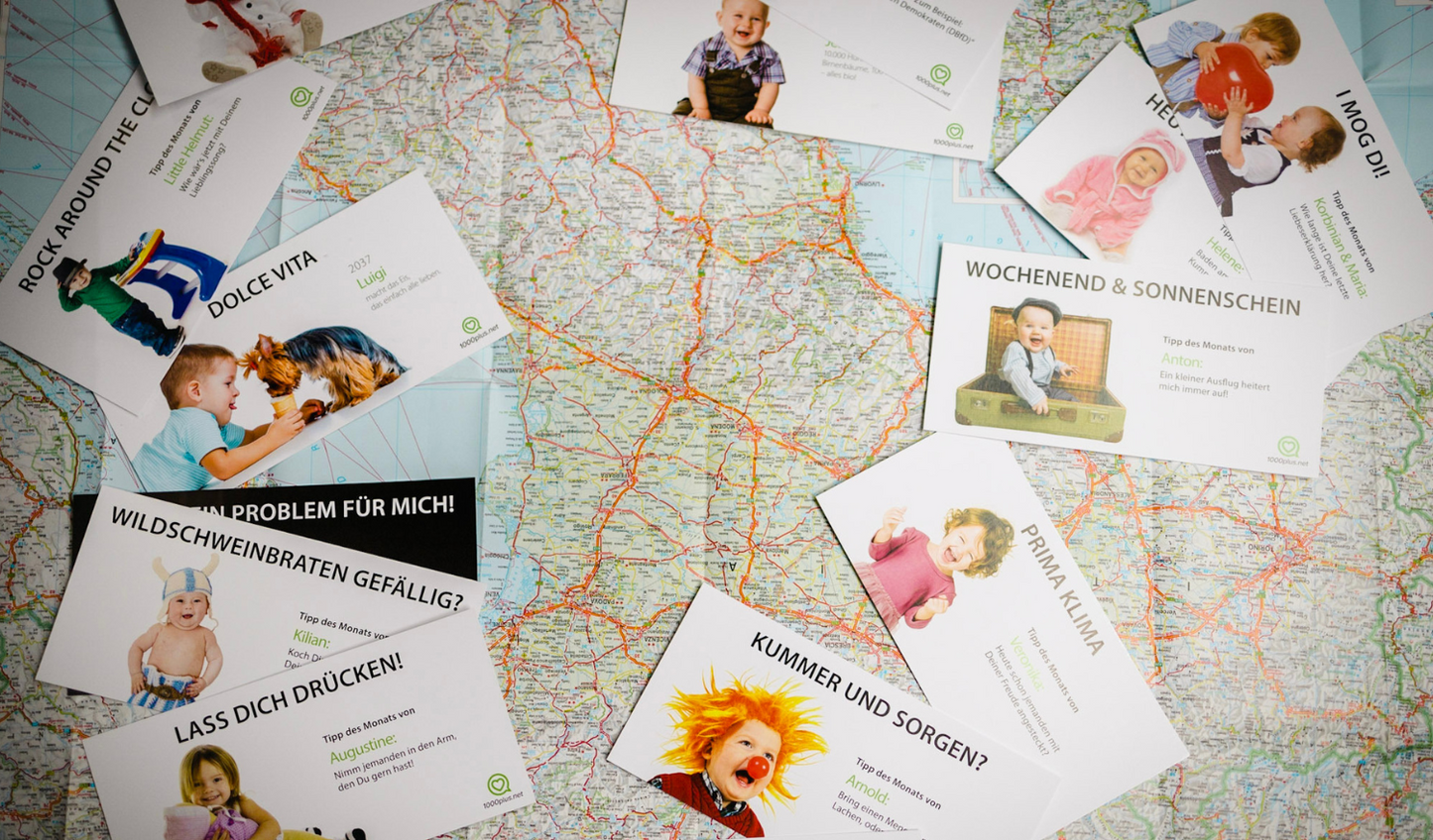 1000plus-Postkartenset